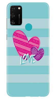 Love Mobile Back Case for Honor 9A (Design - 299)