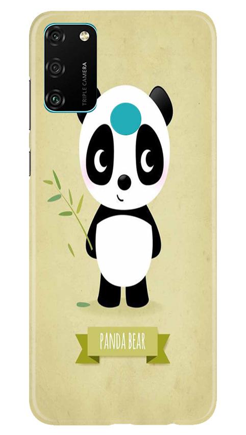 Panda Bear Mobile Back Case for Honor 9A (Design - 317)