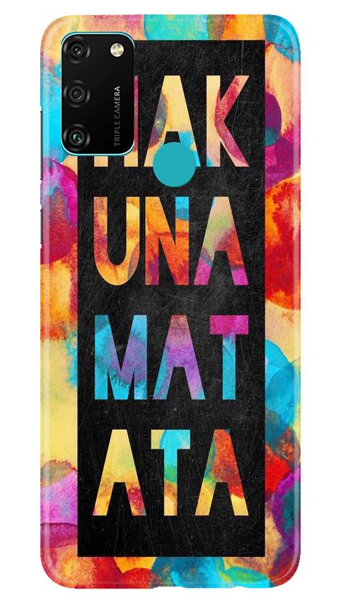 Hakuna Matata Mobile Back Case for Honor 9A (Design - 323)