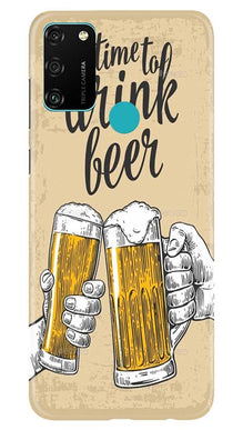 Drink Beer Mobile Back Case for Honor 9A (Design - 328)