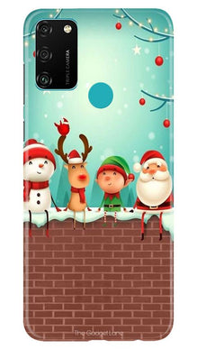 Santa Claus Mobile Back Case for Honor 9A (Design - 334)