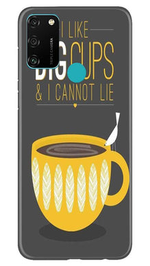 Big Cups Coffee Mobile Back Case for Honor 9A (Design - 352)