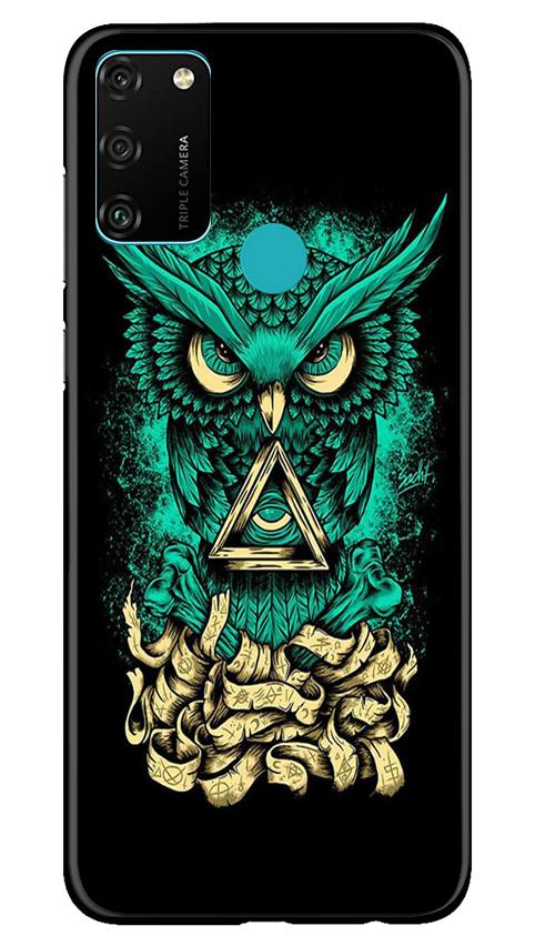 Owl Mobile Back Case for Honor 9A (Design - 358)