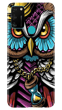 Owl Mobile Back Case for Honor 9A (Design - 359)