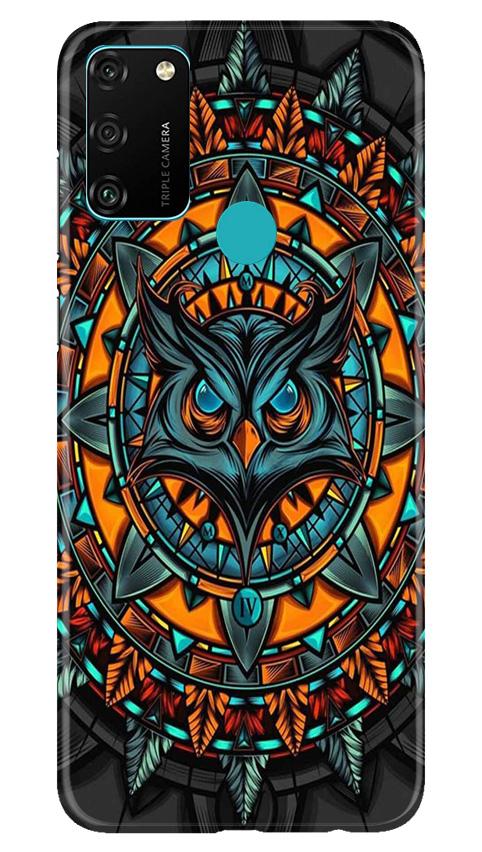 Owl Mobile Back Case for Honor 9A (Design - 360)