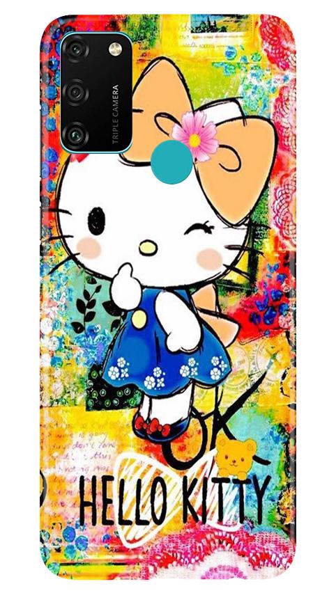 Hello Kitty Mobile Back Case for Honor 9A (Design - 362)