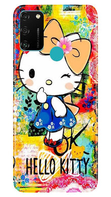 Hello Kitty Mobile Back Case for Honor 9A (Design - 362)