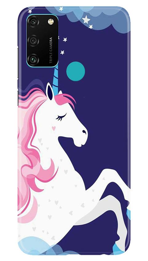 Unicorn Mobile Back Case for Honor 9A (Design - 365)