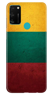 Color Pattern Mobile Back Case for Honor 9A (Design - 374)