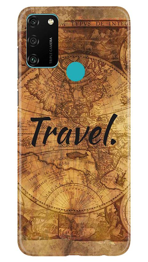 Travel Mobile Back Case for Honor 9A (Design - 375)