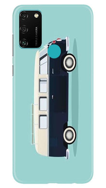 Travel Bus Mobile Back Case for Honor 9A (Design - 379)
