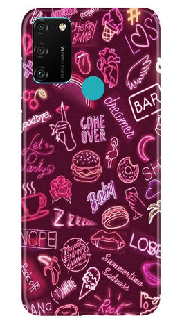 Party Theme Mobile Back Case for Honor 9A (Design - 392)