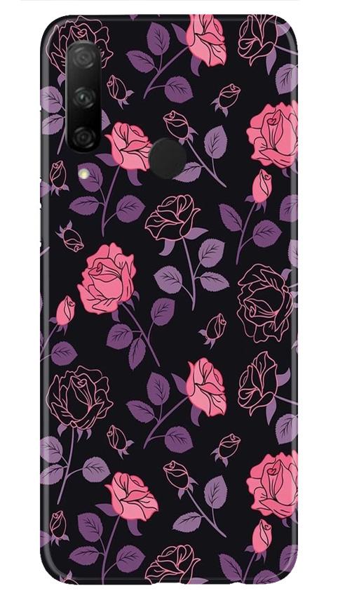 Rose Black Background Case for Honor 9x
