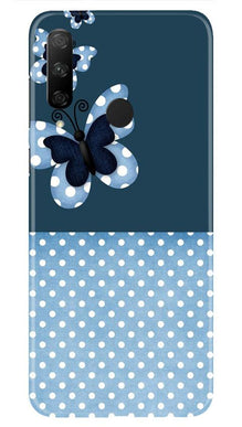 White dots Butterfly Mobile Back Case for Honor 9x (Design - 31)