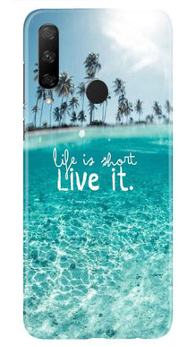 Life is short live it Mobile Back Case for Honor 9x (Design - 45)