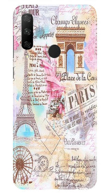 Paris Eiftel Tower Mobile Back Case for Honor 9x (Design - 54)