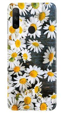 White flowers2 Mobile Back Case for Honor 9x (Design - 62)