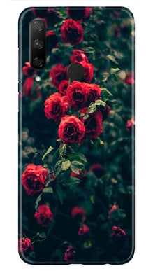 Red Rose Mobile Back Case for Honor 9x (Design - 66)