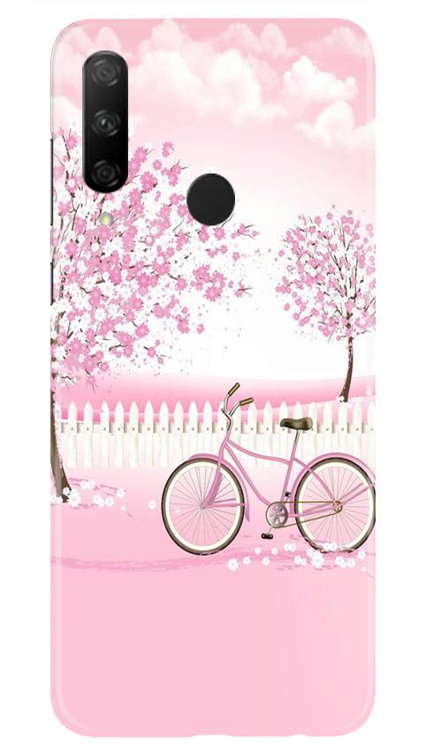 Pink Flowers Cycle Case for Honor 9x(Design - 102)