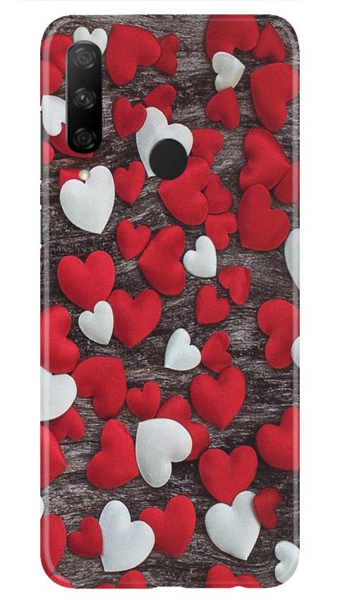 Red White Hearts Case for Honor 9x  (Design - 105)