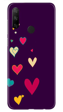 Purple Background Mobile Back Case for Honor 9x  (Design - 107)