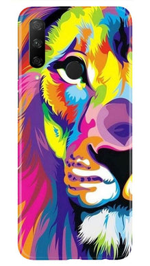 Colorful Lion Mobile Back Case for Honor 9x  (Design - 110)