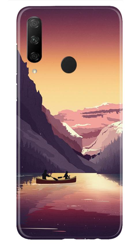 Mountains Boat Case for Honor 9x (Design - 181)