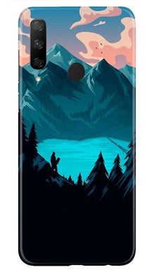 Mountains Mobile Back Case for Honor 9x (Design - 186)