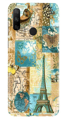 Travel Eiffel Tower Mobile Back Case for Honor 9x (Design - 206)