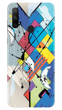 Modern Art Mobile Back Case for Honor 9x (Design - 235)