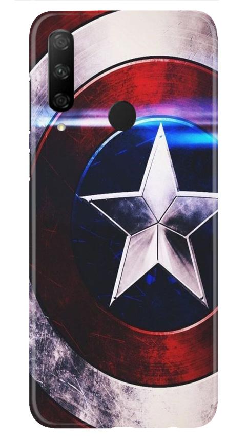 Captain America Shield Case for Honor 9x (Design No. 250)