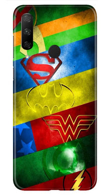 Superheros Logo Mobile Back Case for Honor 9x (Design - 251)