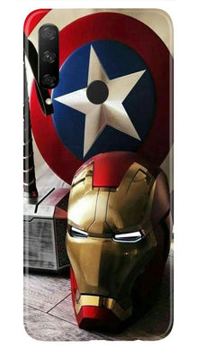 Ironman Captain America Mobile Back Case for Honor 9x (Design - 254)