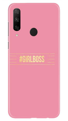Girl Boss Pink Mobile Back Case for Honor 9x (Design - 263)