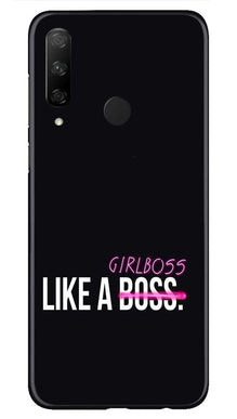 Like a Girl Boss Mobile Back Case for Honor 9x (Design - 265)