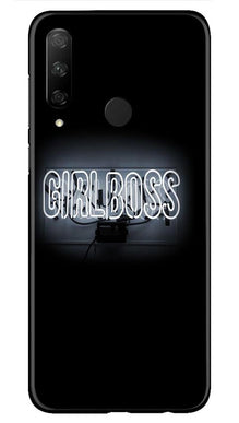 Girl Boss Black Mobile Back Case for Honor 9x (Design - 268)