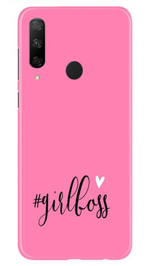 Girl Boss Pink Mobile Back Case for Honor 9x (Design - 269)