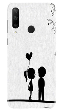 Cute Kid Couple Mobile Back Case for Honor 9x (Design - 283)