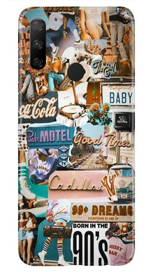 Vintage Design Mobile Back Case for Honor 9x (Design - 284)