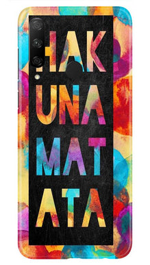 Hakuna Matata Mobile Back Case for Honor 9X (Design - 323)