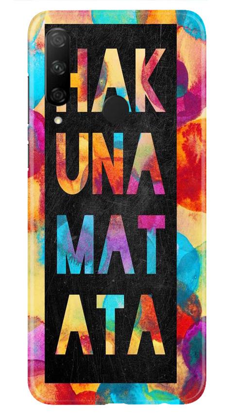 Hakuna Matata Mobile Back Case for Honor 9X (Design - 323)