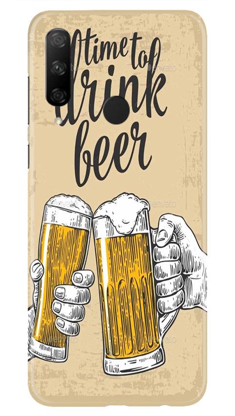 Drink Beer Mobile Back Case for Honor 9X (Design - 328)
