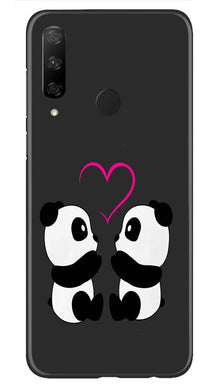Panda Love Mobile Back Case for Honor 9X (Design - 398)