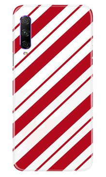 Red White Mobile Back Case for Honor 9x Pro (Design - 44)
