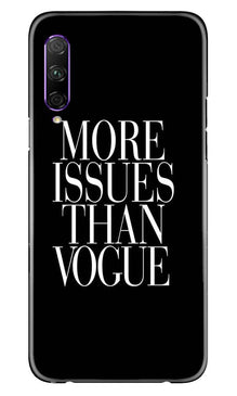 More Issues than Vague Mobile Back Case for Honor 9x Pro (Design - 74)