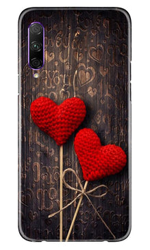 Red Hearts Mobile Back Case for Honor 9x Pro (Design - 80)