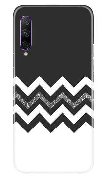 Black white Pattern2Mobile Back Case for Huawei Y9s (Design - 83)