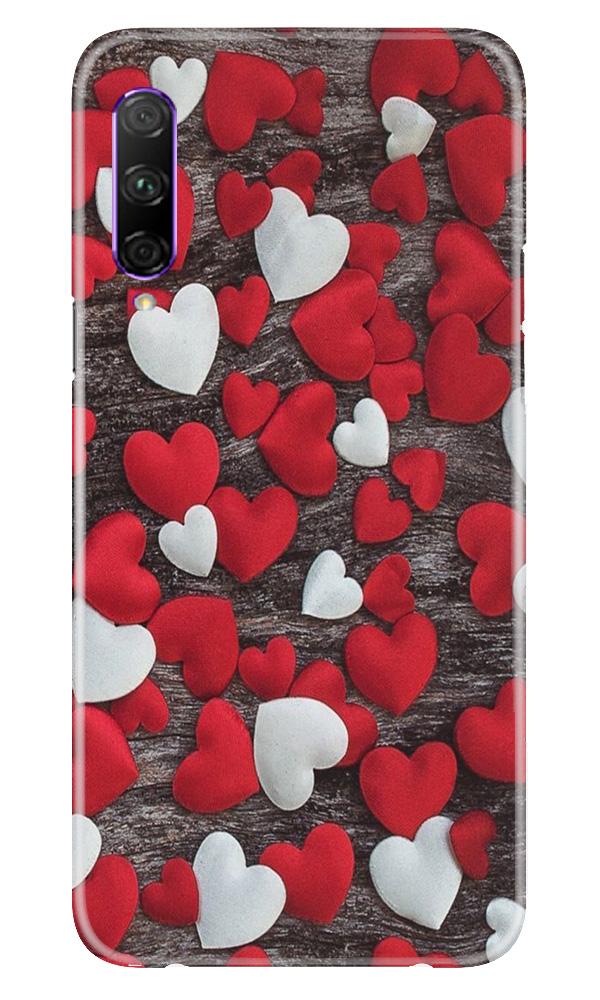 Red White Hearts Case for Honor 9x Pro(Design - 105)