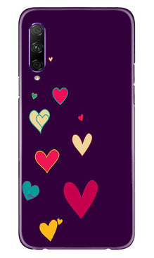 Purple Background Mobile Back Case for Honor 9x Pro  (Design - 107)