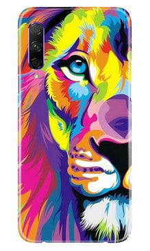 Colorful Lion Mobile Back Case for Honor 9x Pro  (Design - 110)